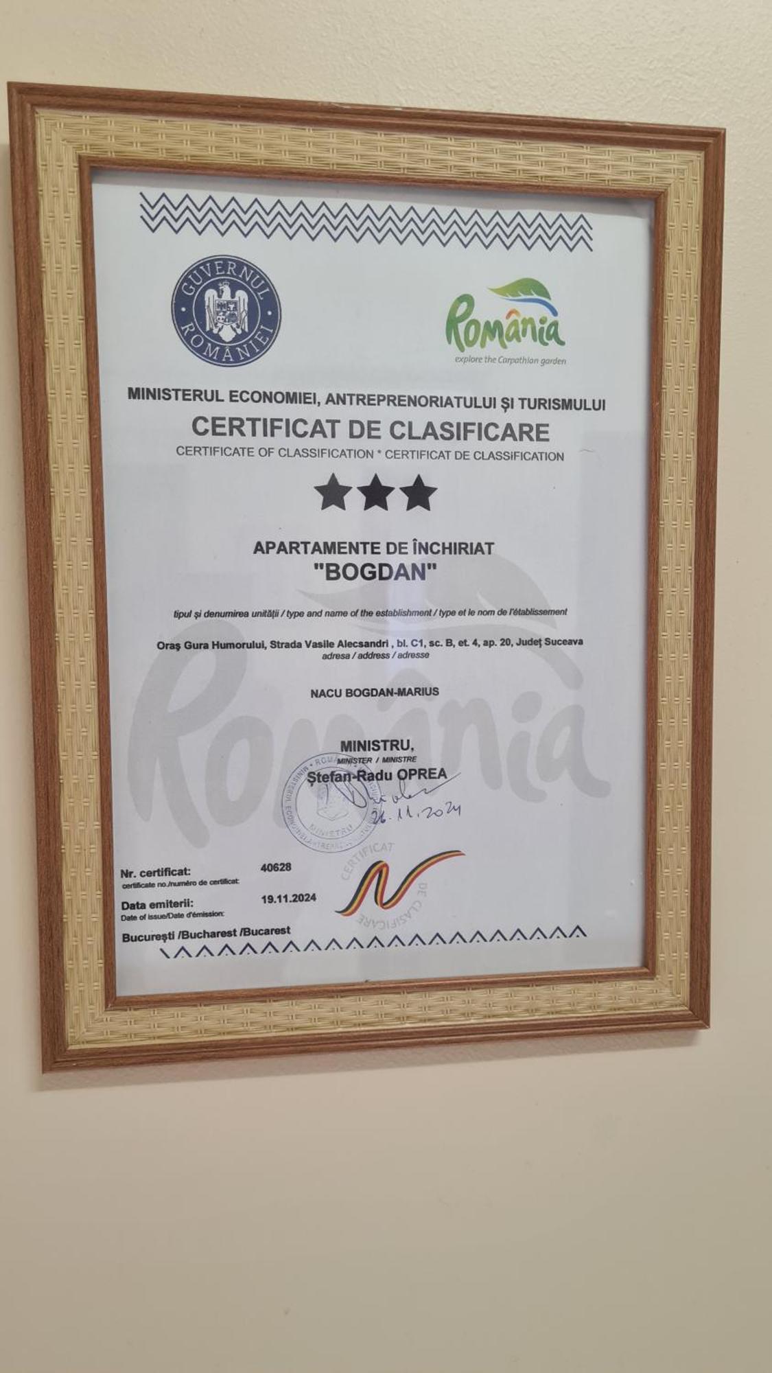 Apartament Bogdan Gura Humorului Kültér fotó